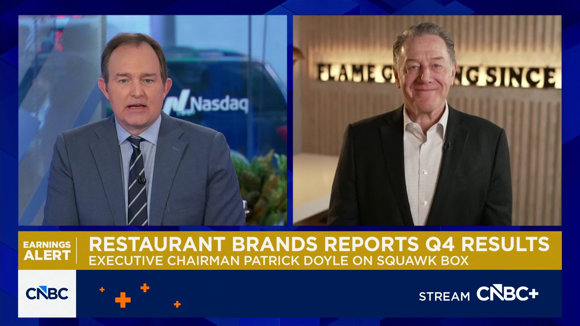 Restaurant Brands Executive Chairman Patrick Doyle: The U.S. consumer is very bifurcated