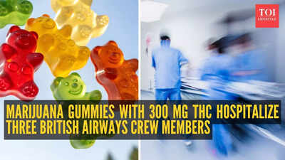 Flight terror: British Airways crew hospitalized after eating passenger’s marijuana-laced sweets with 300 mg THC each