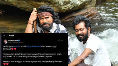 Ram Charan celebrated director Buchi Babu Sana's birthday, hinting at future collaborations for their upcoming film 'Peddi'. Fans are buzzing with anticipation for this rooted, emotional sports action drama, which has been rescheduled for an April 30, 2026 release after production delays. The film stars Janhvi Kapoor and Shiva Rajkumar. 'Peddi' director Buchi Babu Sana's birthday: Ram Charan says, 'Let’s create many more magical stories together'