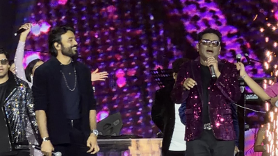 Dhanush stuns fans with unexpected appearance at AR Rahman’s concert in Chennai