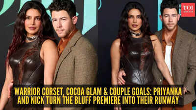 Pirate Queen energy! Priyanka Chopra rocks in leather as Nick Jonas matches her mood at The Bluff Premiere
