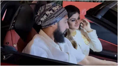 After a whirlwind day, Raj Kundra and his wife Shilpa Shetty celebrated his release on bail from a high-profile Bitcoin money laundering scandal with a cozy dinner in Mumbai. The couple, brimming with relief, made a stylish exit in a red convertible, displaying their unwavering trust in the legal system. Shilpa Shetty and Raj Kundra step out for dinner with friends hours after he walks out on bail in money laundering case