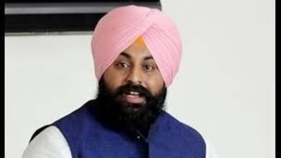 Punjab education minister Harjot Singh Bains