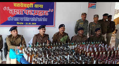 bokaro-police Bokaro Police Seize Rs 10 Lakh Spurious Liquor Ahead of Holi