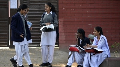 RBSE examinations for Class 10 and 12 begin today (Biplov Bhuyan/HT PHOTO)