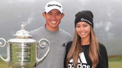 Collin Morikawa announces pregnancy with wife Katherine Zhu moments after AT&T Pebble Beach Pro Am win (Image Via Getty Images) Collin Morikawa announces pregnancy with wife Katherine Zhu moments after AT&T Pebble Beach Pro Am win