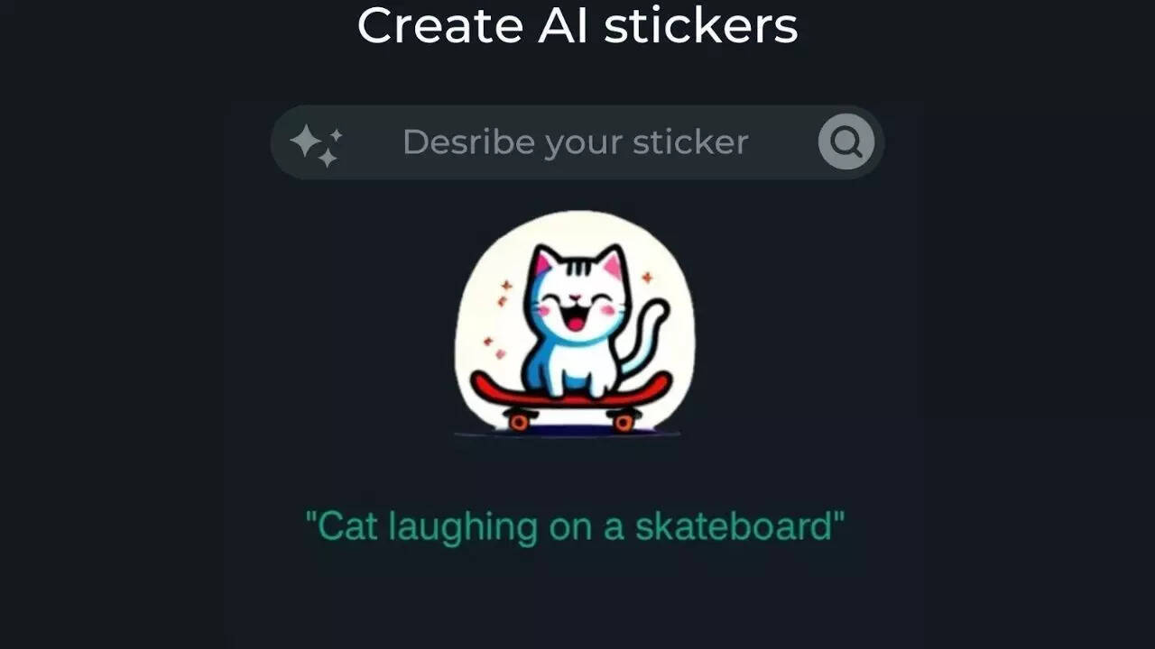 Create AI sticker on WhatsApp (AI-generated image)