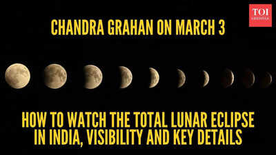 Chandra Grahan on March 3: How to watch the total lunar eclipse in India, visibility and key details