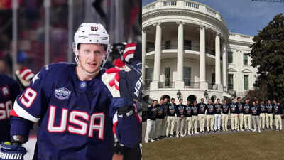 Why Jake Guentzel turned down Donald Trump’s State of the Union invitation as the US men’s hockey team visit White House
