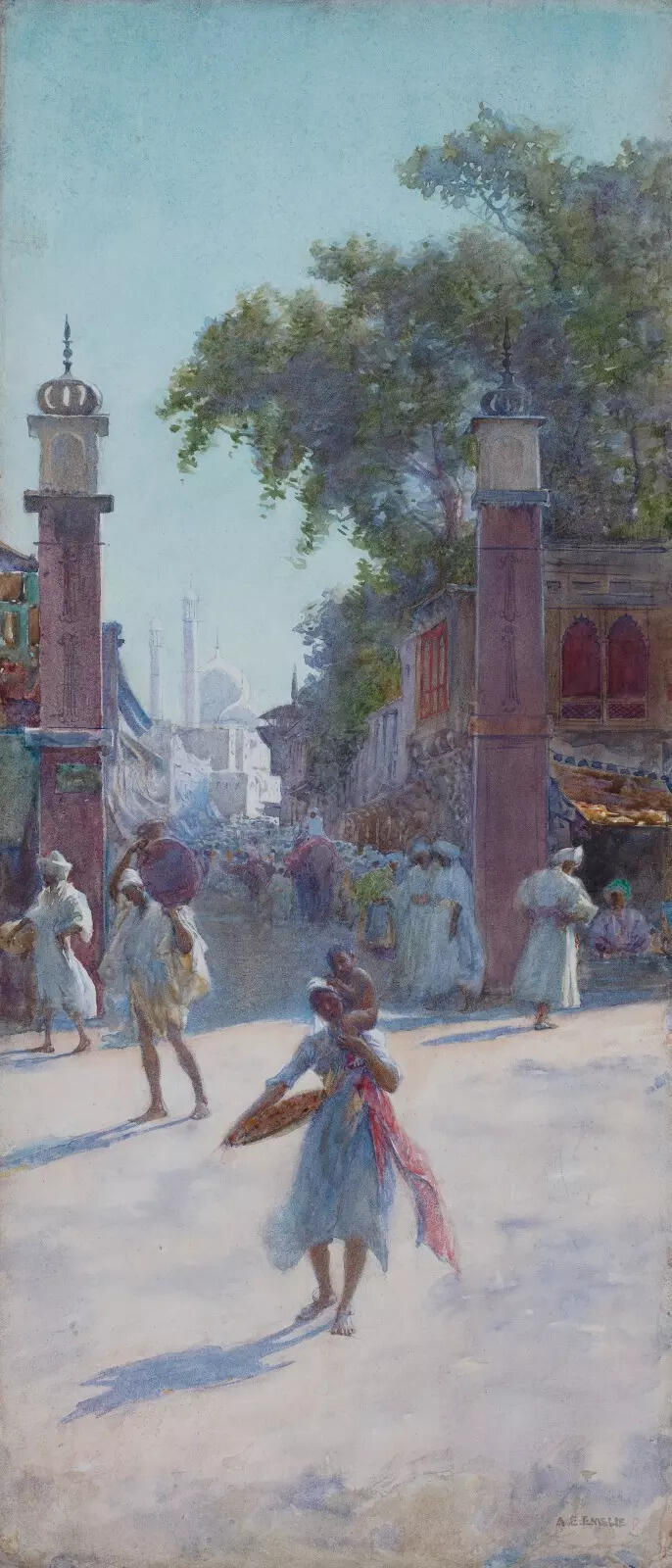 Painting by Alfred Edward Emslie Painting by Alfred Edward Emslie