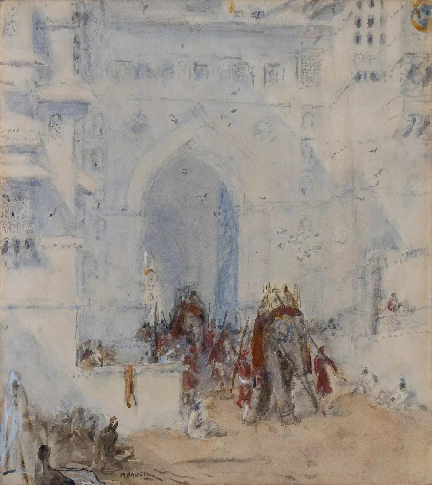 Painting by Marius Bauer Painting by Marius Bauer