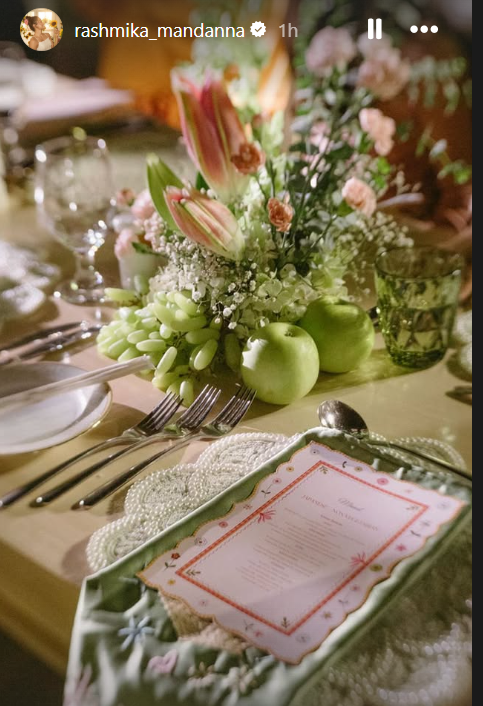 Rashmika Vijay pic decor