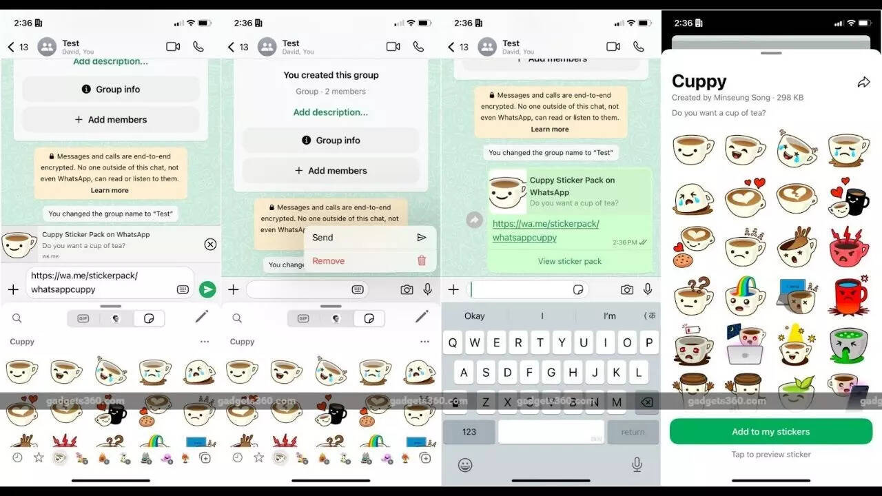 Share sticker pack with others (AI-generated image)