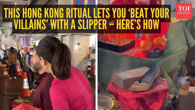 This Hong Kong ritual lets you ‘beat your villains’ with a slipper – here’s how