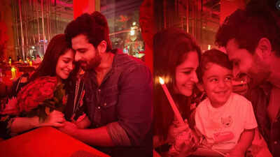 Shoaib Ibrahim and Dipika Kakar share a glimpse into their wholesome Valentine’s Day celebration with son Ruhaan; see pics