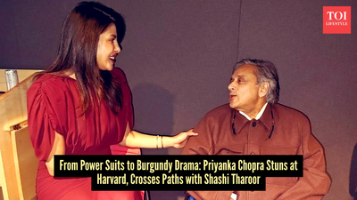 Priyanka Chopra brings glamour to Harvard, Shashi Tharoor adds gravitas