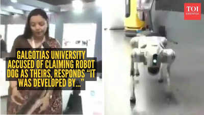 Viral AI summit video: Galgotias University accused of claiming Chinese robot dog as theirs, responds, “it was developed by…”