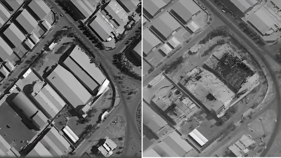 Watch: US strikes Iran's Qom turbine engine production plant; before-after images reveal scale of damage