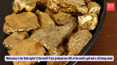 Which place is the 'Gold capital' of the world? It has produced over 40% of the world's gold and is still being mined