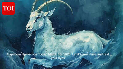 Capricorn Horoscope Today, March 16, 2026: Limit screen time and rest your eyes