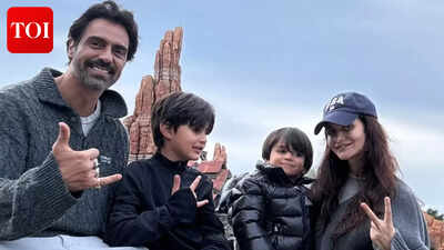 Arjun Rampal drops adorable PICS from Paris vacation with Gabriella Demetriades and sons ahead of ‘Dhurandhar 2' release