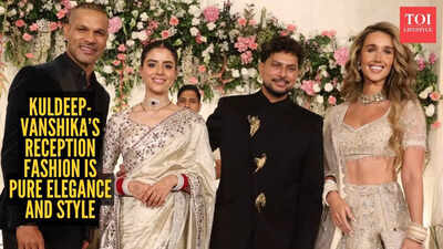 Cricketer Kuldeep Yadav and Vanshika Chadha's Lucknow wedding was a masterclass in quiet luxury, blending modern sophistication with traditional elements. Vanshika stunned in an off-white Manish Malhotra saree, while Kuldeep opted for a sleek black bandhgala, creating a memorable celebration attended by over 900 guests, including notable personalities. Vanshika Chadha stuns in off-white saree at Reception, Kuldeep Yadav looks dashing in black