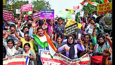 On Wednesday, Patna became a hotspot for student activism as two spirited protests unfolded. The first group rallied in support of UGC's newly proposed anti-discrimination policies, making their way toward Raj Bhawan but were met with police barricades. Meanwhile, a separate gathering of BPSC teacher recruitment candidates voiced their frustrations over the prolonged delays of TRE 4. Twin protests: Students hit streets over UGC rules rollout, TRE delay