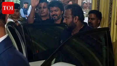 Thalapathy Vijay visits Mumbai to attend director Atlee’s wife Priya’s baby shower amid 'Jana Nayagan' row