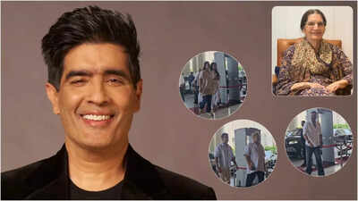 Manish Malhotra’s Mother’s Funeral: Karan Johar, Abhishek and Aishwarya Offer Condolences