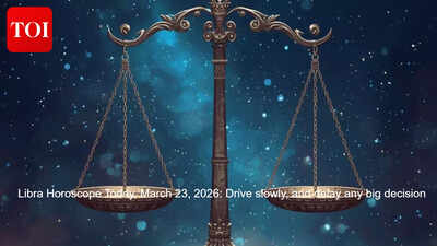 Libra Horoscope Today, March 23, 2026: Drive slowly, and delay any big decision