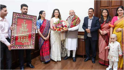 Kangana Ranaut marked turning 40 with an unforgettable meeting with Prime Minister Narendra Modi, joined by her family. Expressing heartfelt thanks on Instagram, she cherishes the wisdom he shared. Following her role in 'Emergency', the actress is enthusiastically diving into her next project, 'Bharat Bhagya Viddhatha', honoring the courageous nurses from the 2008 Mumbai terror attacks. Read on to know more. Kangana Ranaut meets PM Narendra Modi on her birthday; says, 'Mere liye yeh ek yaadgar janmadin hai'
