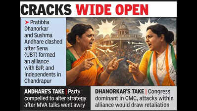 Dhanorkar-Andhare open spatdeepens Chandrapur MVA rift
