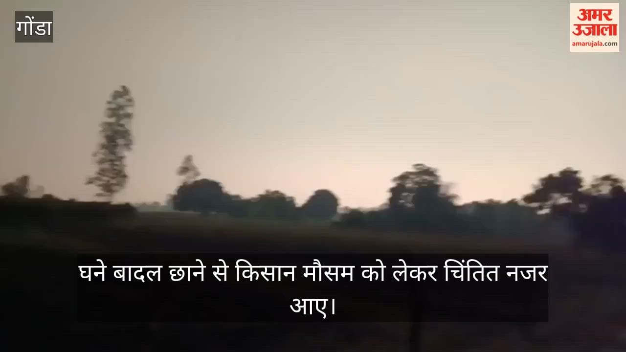 VIDEO: एकाएक बदला मौसम का मिजाज, दिन में छाया अंधेरा