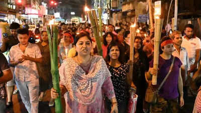 Bengal polls: RG Kar victim’s mother seeks BJP ticket from Panihati, faces ‘Reclaim the Night’ backlash