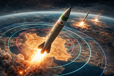 Representative Image (AI generated) Iran's missile map decoded: Who falls within its expanding strike range?
