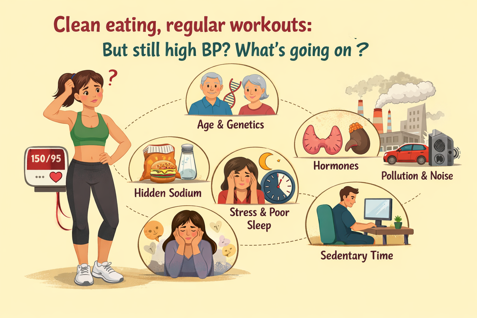Clean eating, regular workouts: But still high BP? What’s going on
