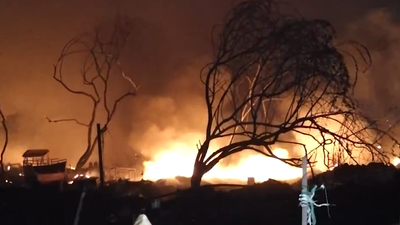 Fire breaks out at Mansa Ram Park shanties in southwest Delhi; several jhuggis gutted, no casualties