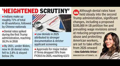 H-1B visa denial rate holds at 3% as Indians lead workforce: Report
