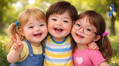 An AI-generated image Beyond a diagnosis: Rethinking Down Syndrome in a more inclusive world