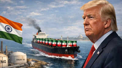 If the US were to ‘unsanction’ Iran oil at sea, India would be able to step up procurement. (AI image) Big oil relief soon? What Trump’s possible ‘unsanctioning’ of Iran crude means for India
