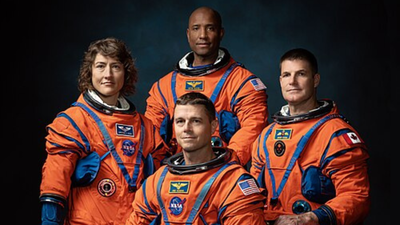 Image: NASA NASA’s moon rocket Artemis rolls back to the pad for possible launch in April