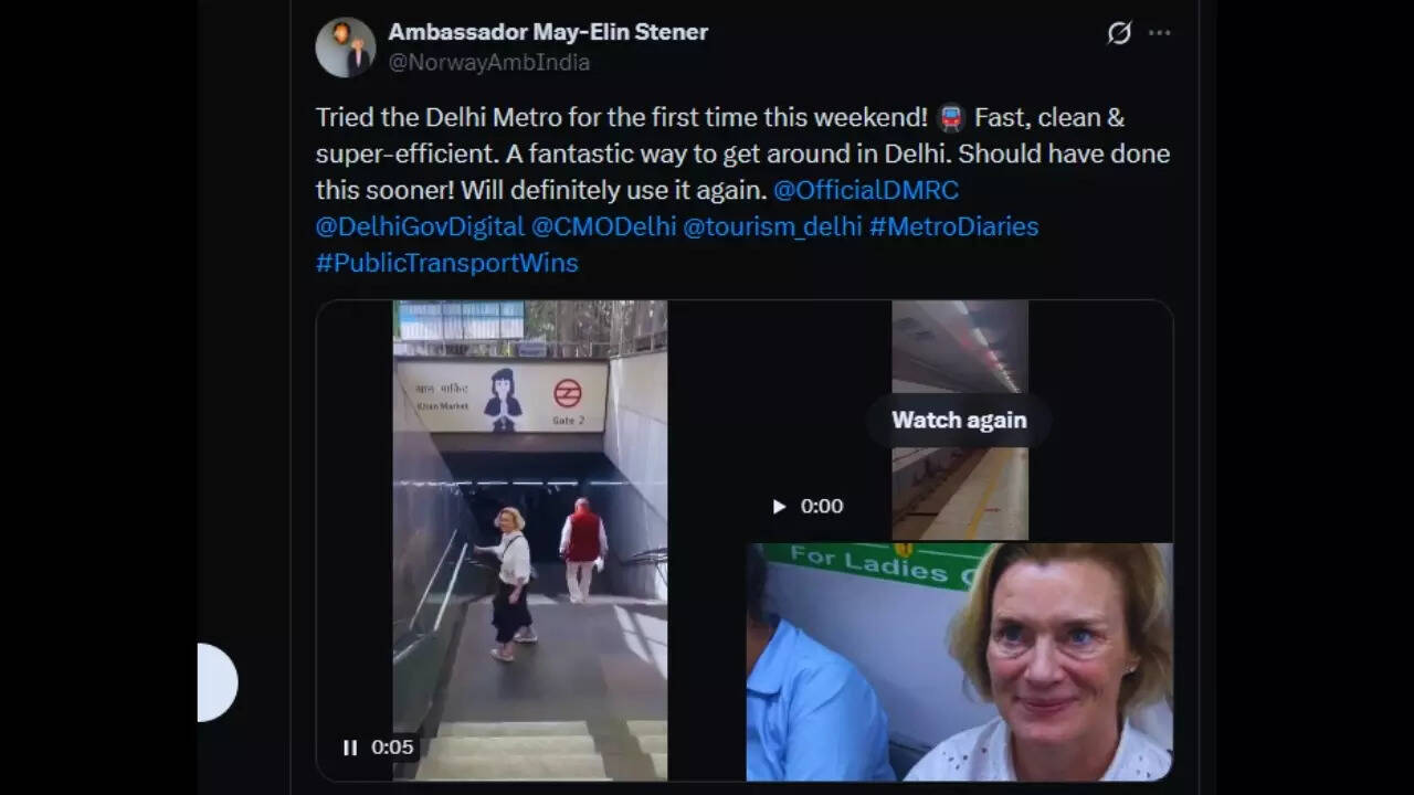 Norway’s Ambassador to India, May-Elin Stener on X Norway’s Ambassador to India, May-Elin Stener on X