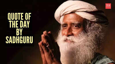 Quote of the day by Sadhguru:
