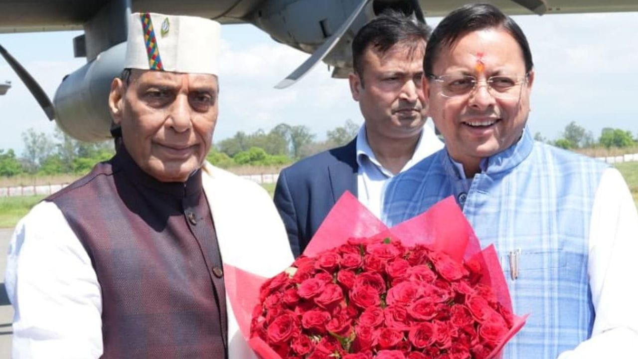 घुसपैठियों की अब उत्तराखंड में कोई जगह नहीं, पुष्कर हैं 'धुरंधर धामी'... हल्द्वानी में बोले राजनाथ सिंह