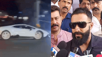 ‘Skill should be appreciated’: Ex-underworld don Muthappa Rai’s son denies performing Lamborghini stunt in Bengaluru