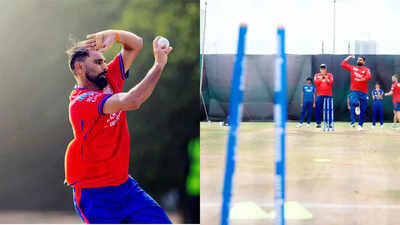 Mohammed Shami (Image credit: LSG) 'Your yorker is breathtaking': Mohammed Shami breathes fire, stumps shattered in nets - WATCH