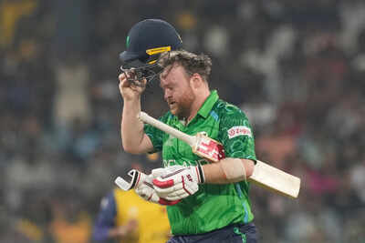 Ireland's captain Paul Stirling (Photo by AP Photo/Eranga Jayawardena) 'Very grateful': Ireland’s Paul Stirling quits T20 captaincy after poor World Cup