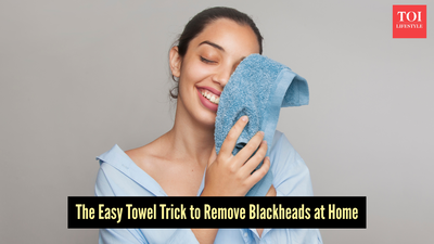 How this simple towel trick can help remove blackheads at home