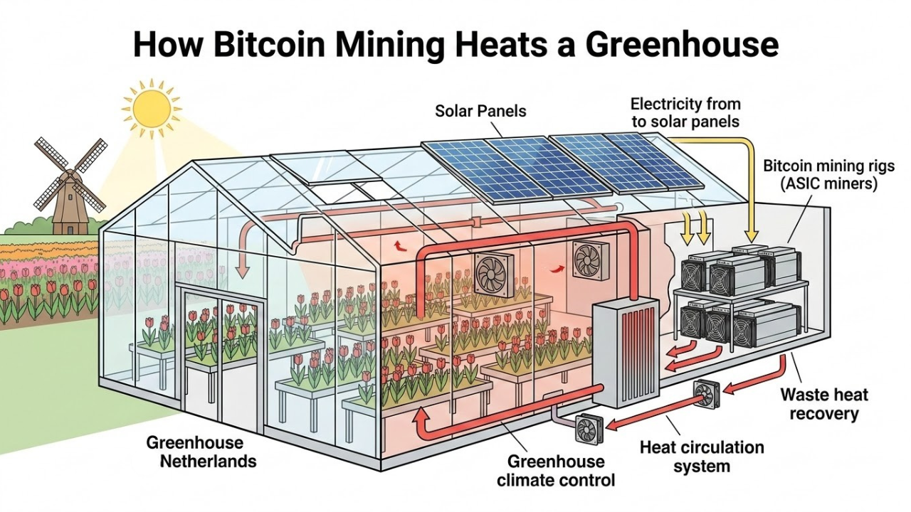 Turning waste heat into agricultural energy