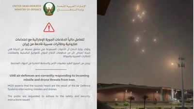 UAE Sends Emergency Missile Alert: Loud Blasts Heard Across Dubai; Here’s What Happened UAE sends emergency missile alert: Dubai confirms sounds heard across emirate were successful air defence interception amid Iran vs US-Israel war